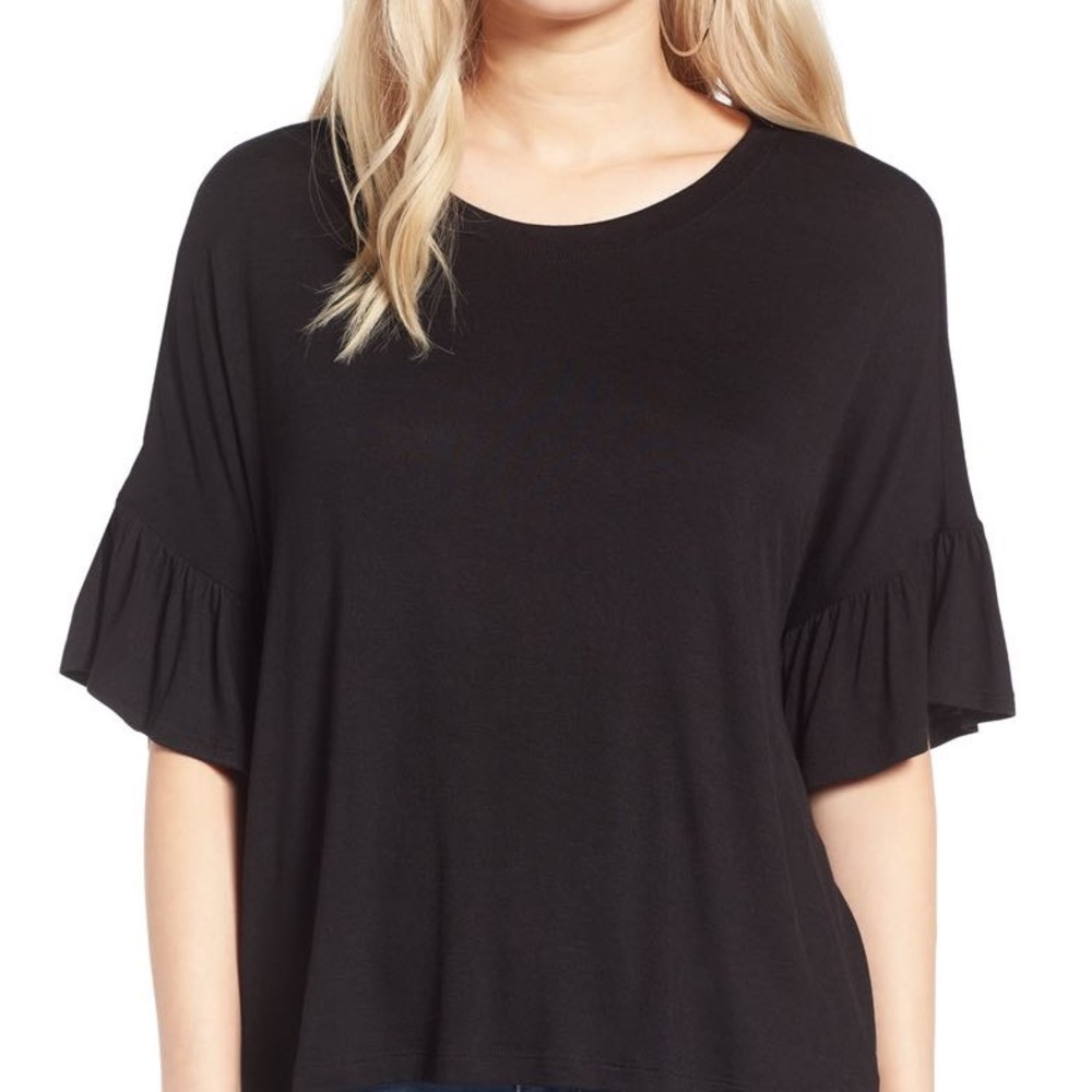 B.P. Nordstrom Ruffle Sleeve T-shirt
